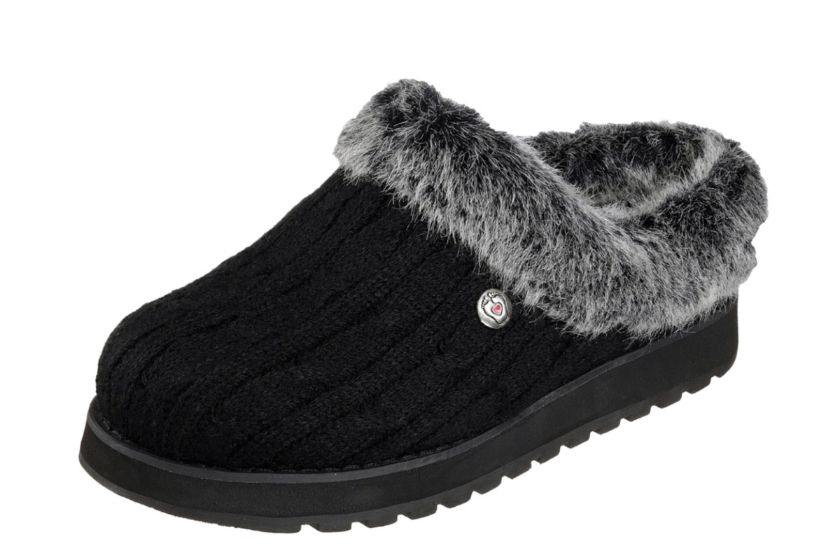 bobs slippers from skechers skechers bobs keepsakes black mule slippers bobs slippers from skechers skechers bobs keepsakes black mule slippers