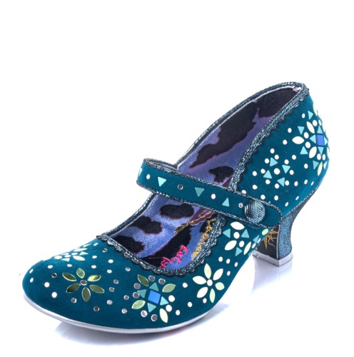 teal mary jane shoes