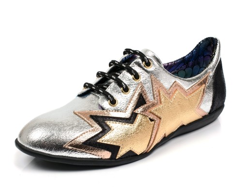Metallic hotsell black shoes