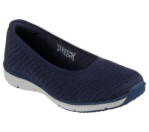 Skechers Be Cool Wonderstruck Navy Eco Friendly Flat Comfort Shoes ...