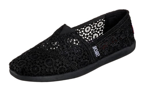 skechers bobs memory foam black