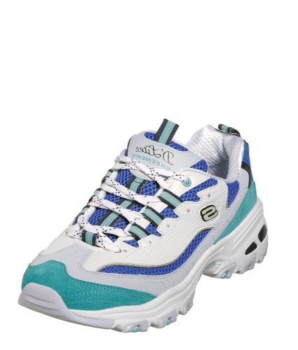 skechers d lites blue