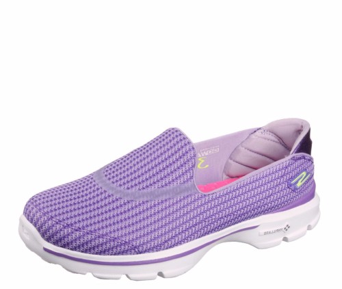 Samtykke Scene Flygtig Skechers Go Walk 3 Women's Purple Slip On Comfort Shoes - KissShoe