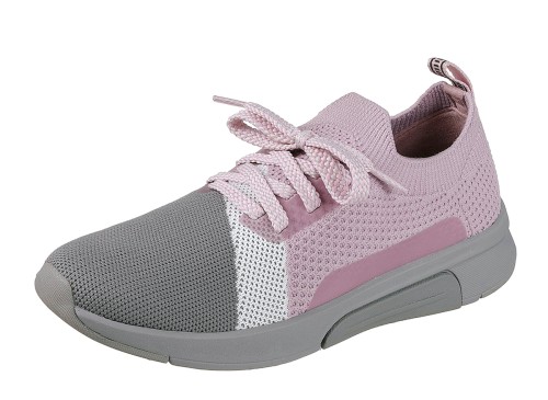 Skechers Mark Nason Sequoia Lilac Grey Memory Foam Trainers - KissShoe