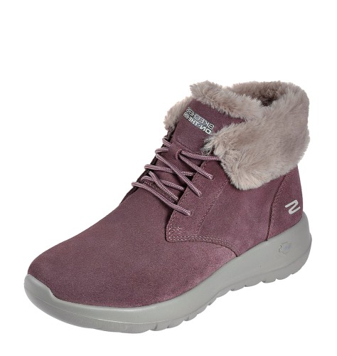 skechers boots purple