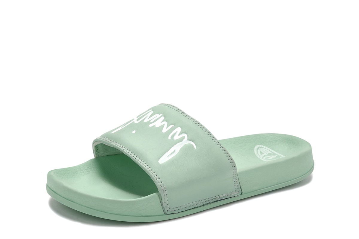 Animal Pinkie Harbour Mint Pastel Green Branded Flat Slider Sandals