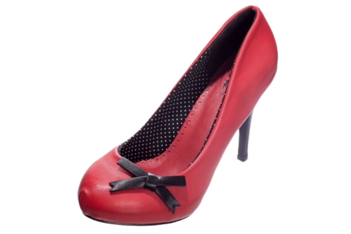 Banned Dancing Days Money Honey Red High Heel Court Shoes