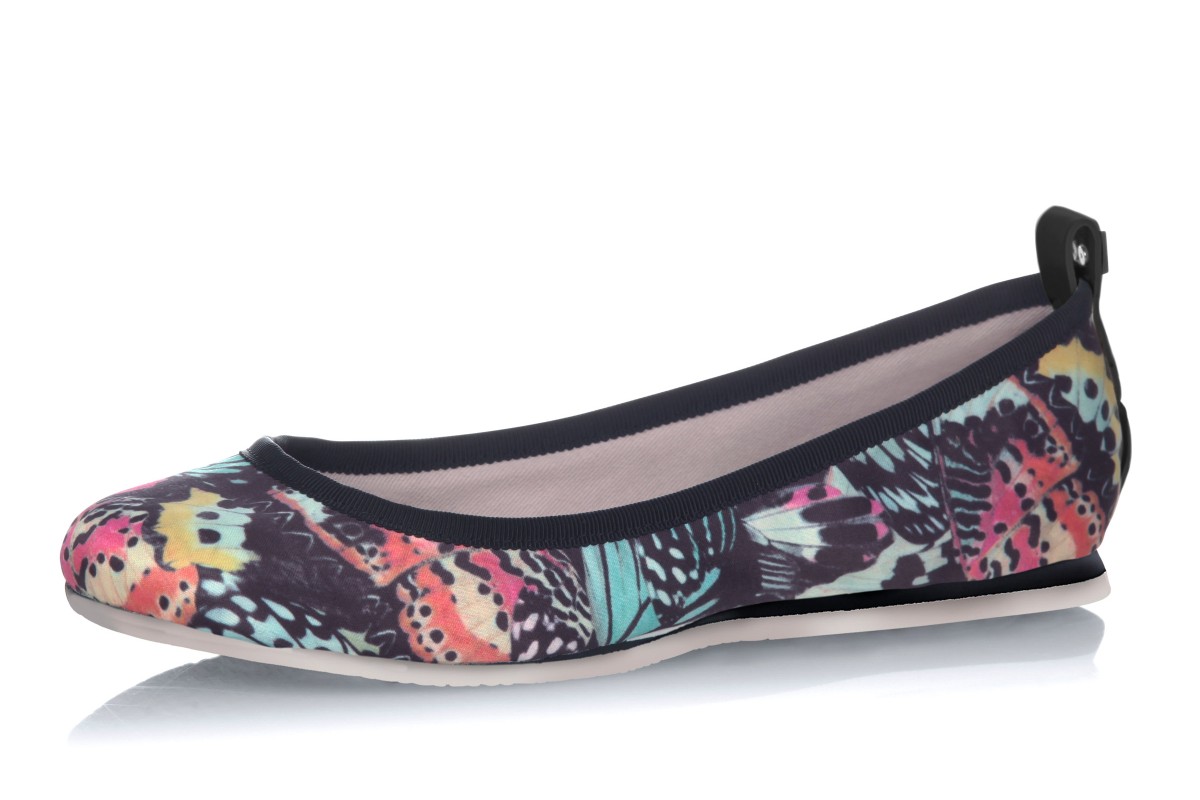 Butterfly Twists NEW Gigi cream birds of paradise floral ballet espadrille shoes