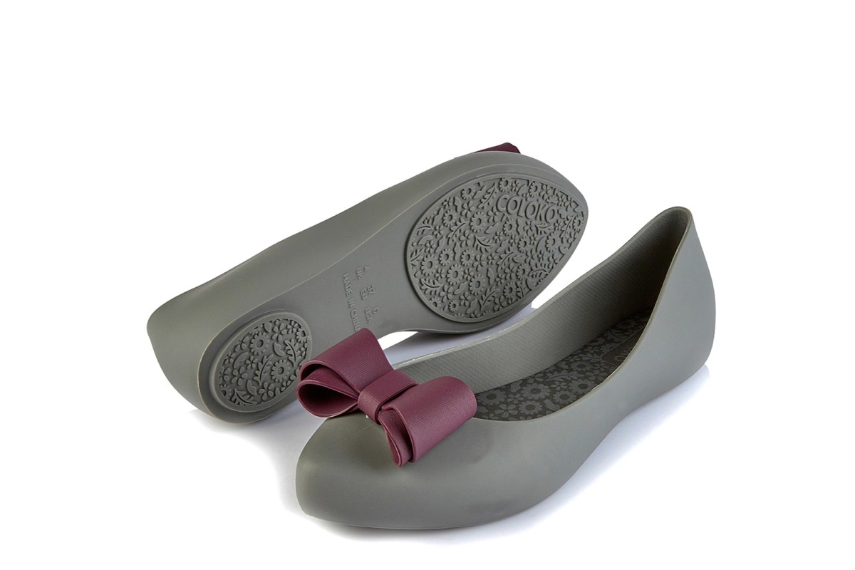 Gray ballet shoes cheap