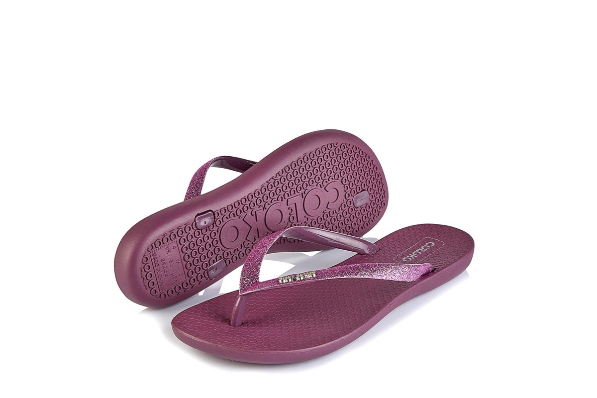 pink sparkly flip flops