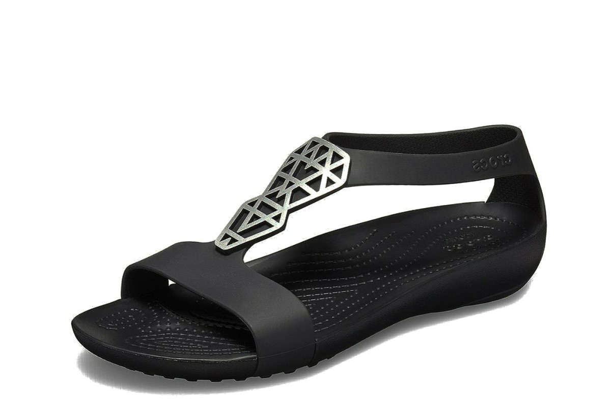 crocs black sandals