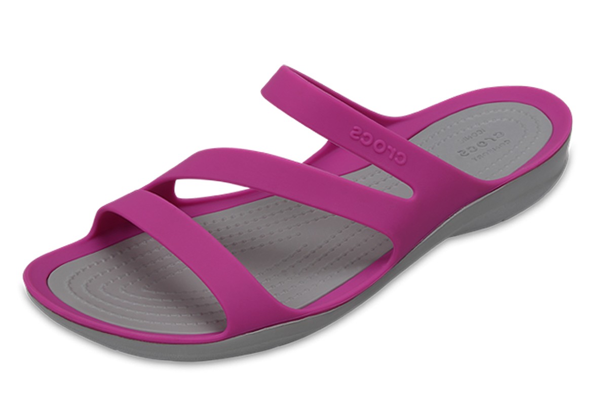 Crocs Swiftwater Vibrant Violet Purple Women’s Flat Sandals
