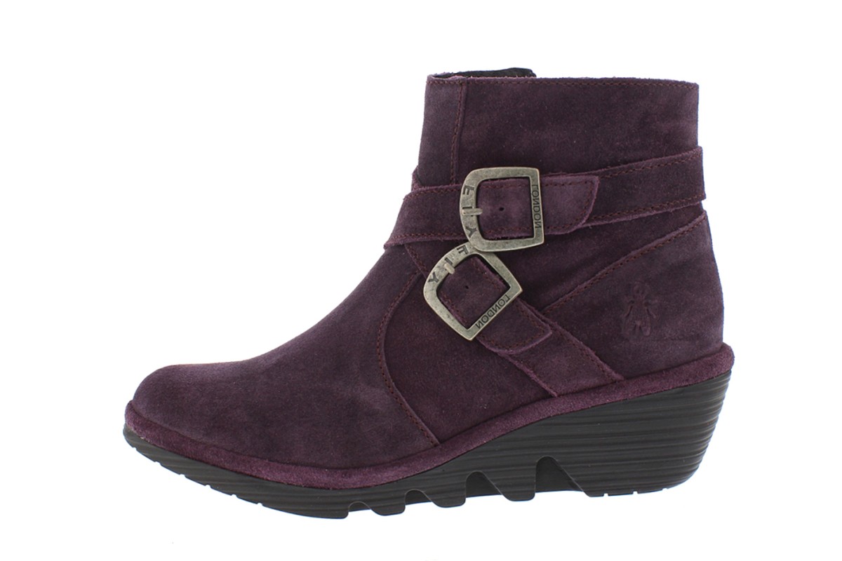 fly london suede wedge boots