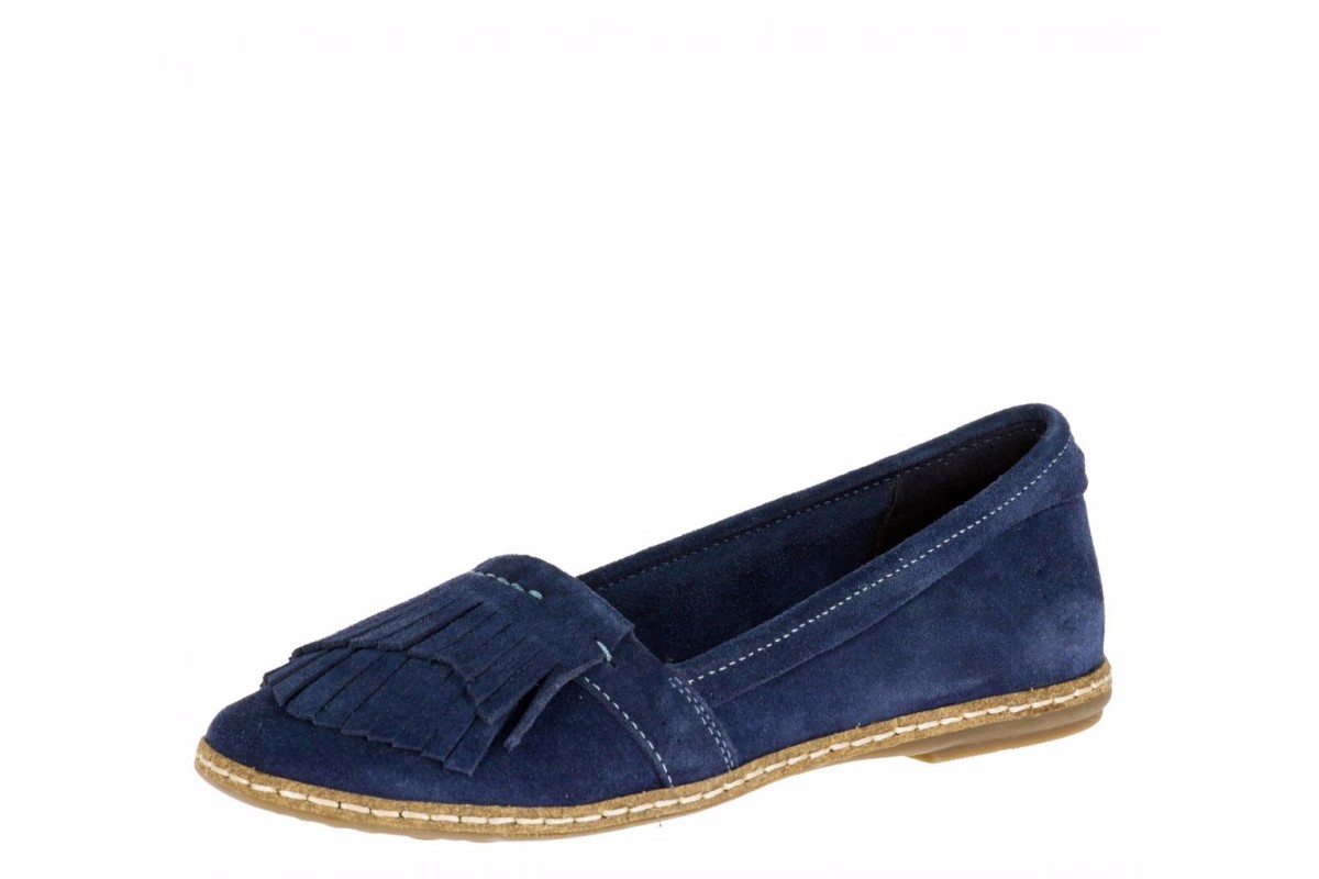 Hush Puppies Anza Piper Navy Suede 