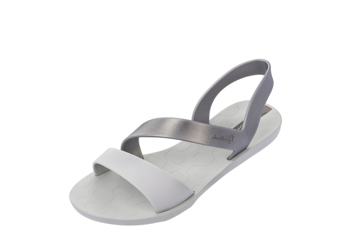 silver grey sandals