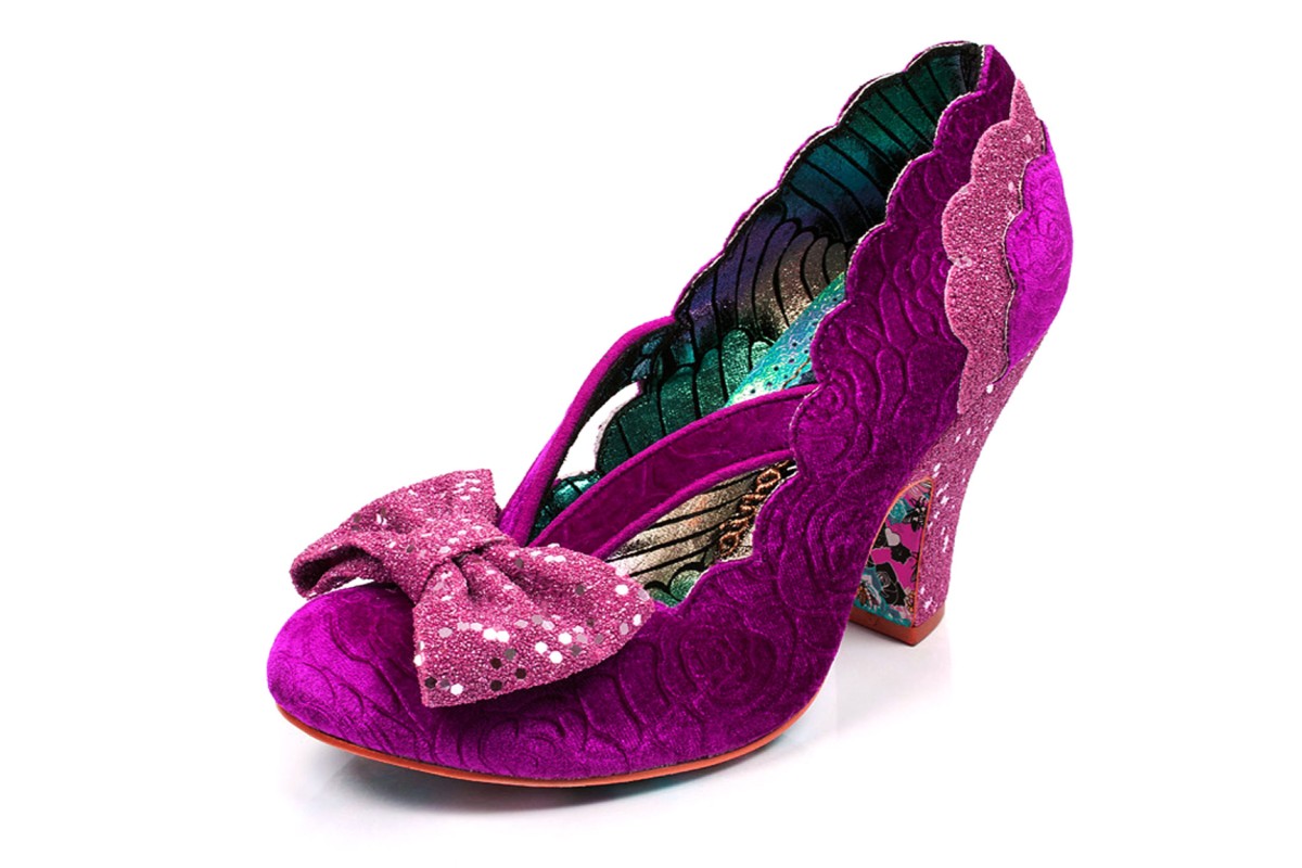 irregular choice purple shoes