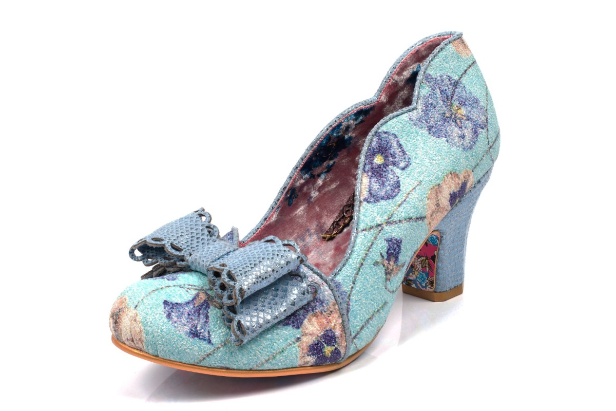 navy blue irregular choice shoes
