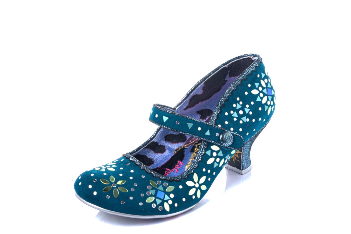 teal mary janes
