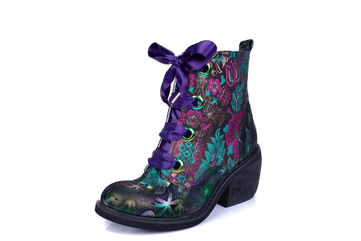 teal ankle boots uk