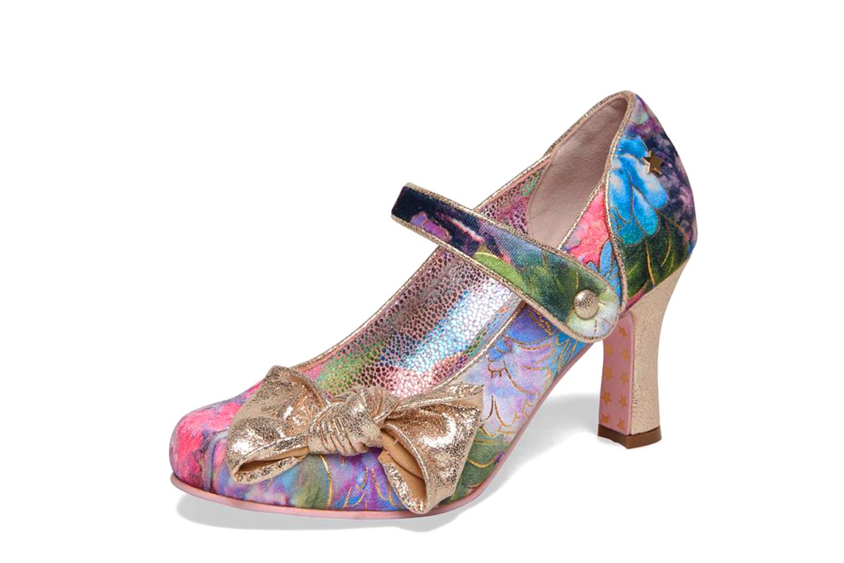floral mary jane shoes