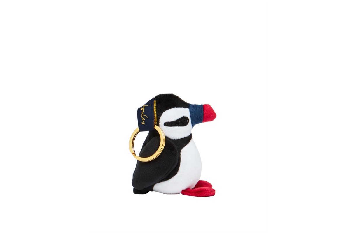 Joules Charmwell Puffin Soft Bird Keyring