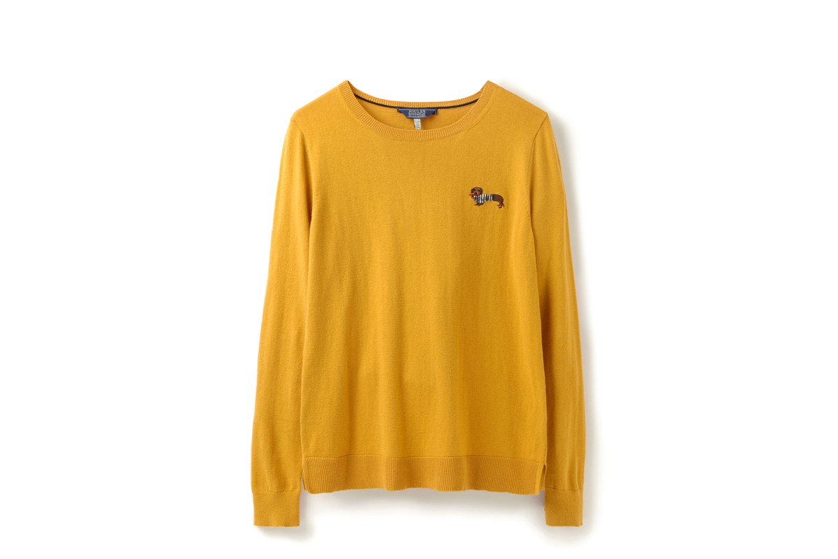 mustard crew neck jumper