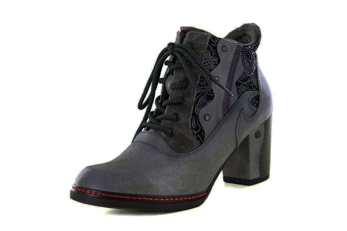 mustang grey ankle boots