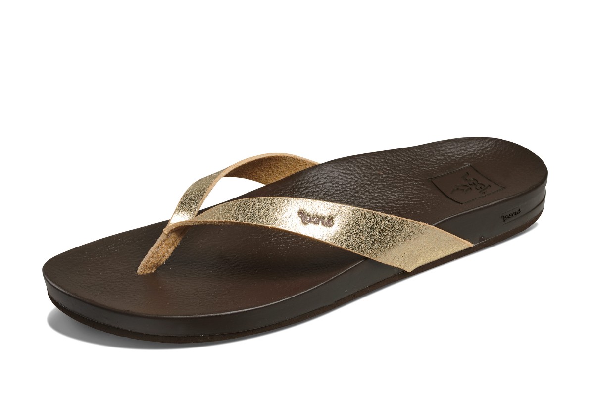 reef memory foam flip flops
