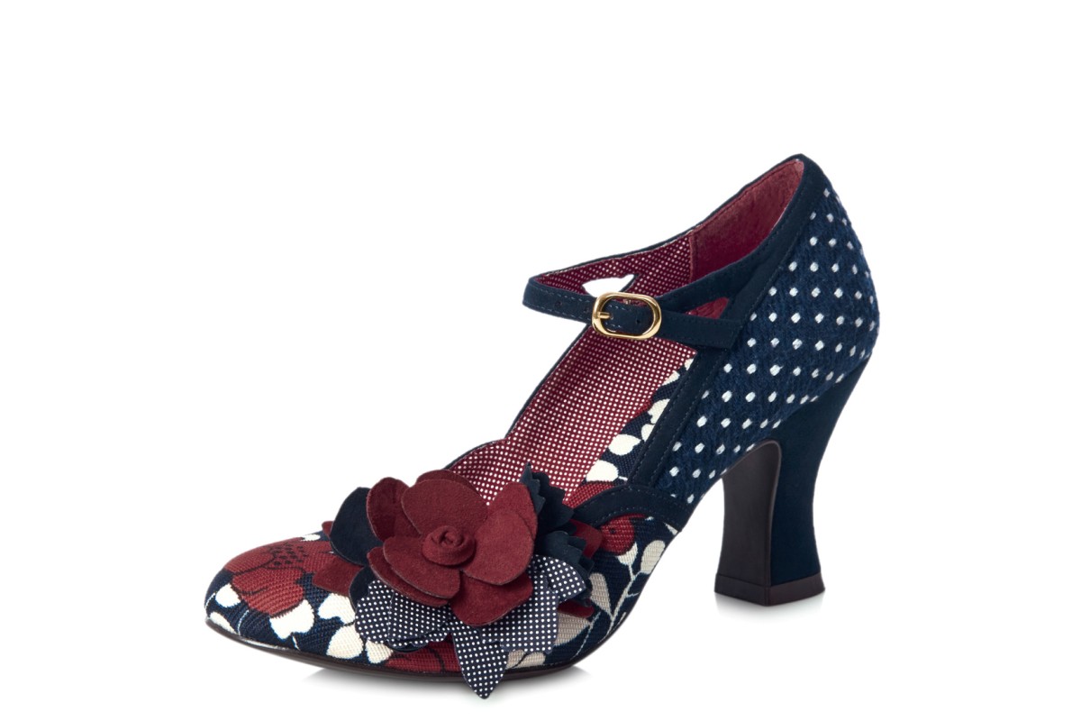 high heel janes shoes ruby shoo navy floral high heel shoes kissshoe high heel janes shoes ruby shoo navy floral high heel shoes kissshoe