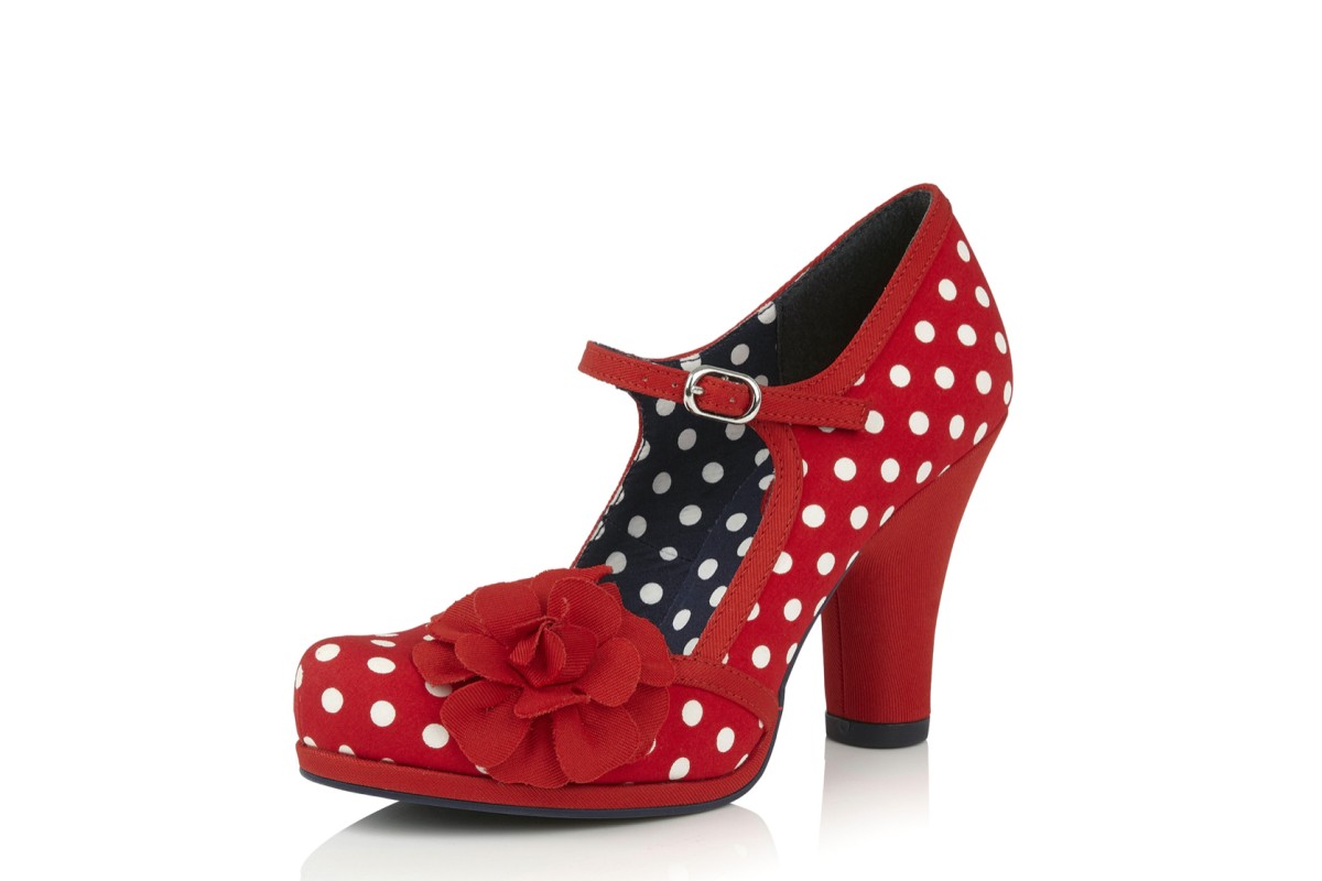 polka dot mary jane shoes