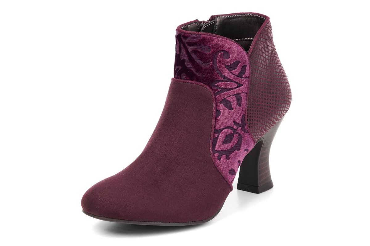 purple suede boots