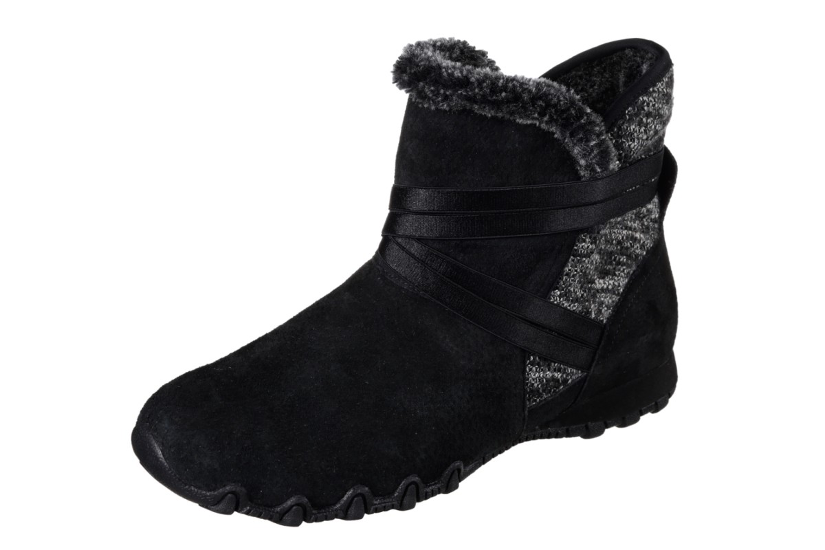 skechers black ankle boots