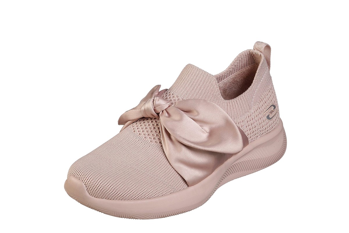 skechers pink bow shoes