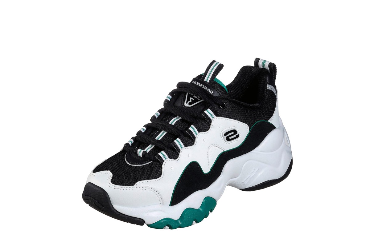 skechers d'lites 3 womens green