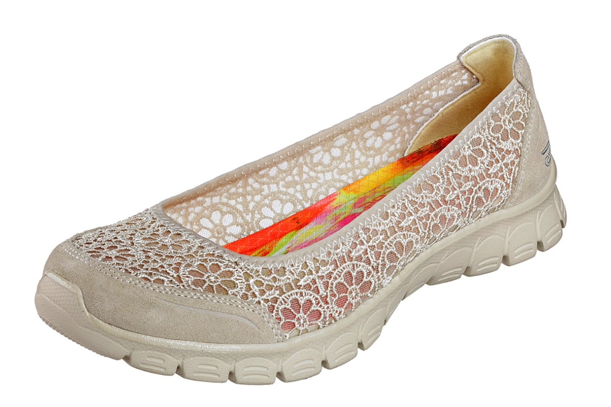 Skechers EZ Flex 3.0 Majesty Natural Beige Floral Memory Skechers EZ Flex 3.0 Majesty Natural Beige Floral Memory