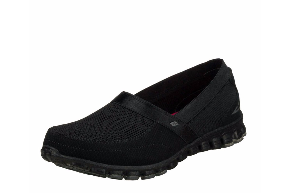 black skechers women's memory foam