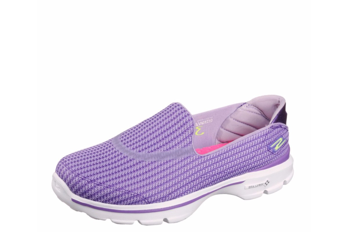 Skechers Go Walk 3 Women's Purple Slip 