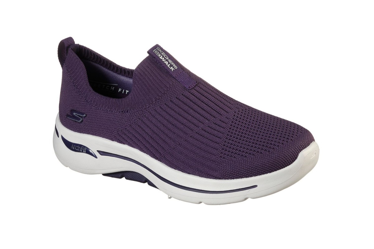 skechers go walk shoes purple