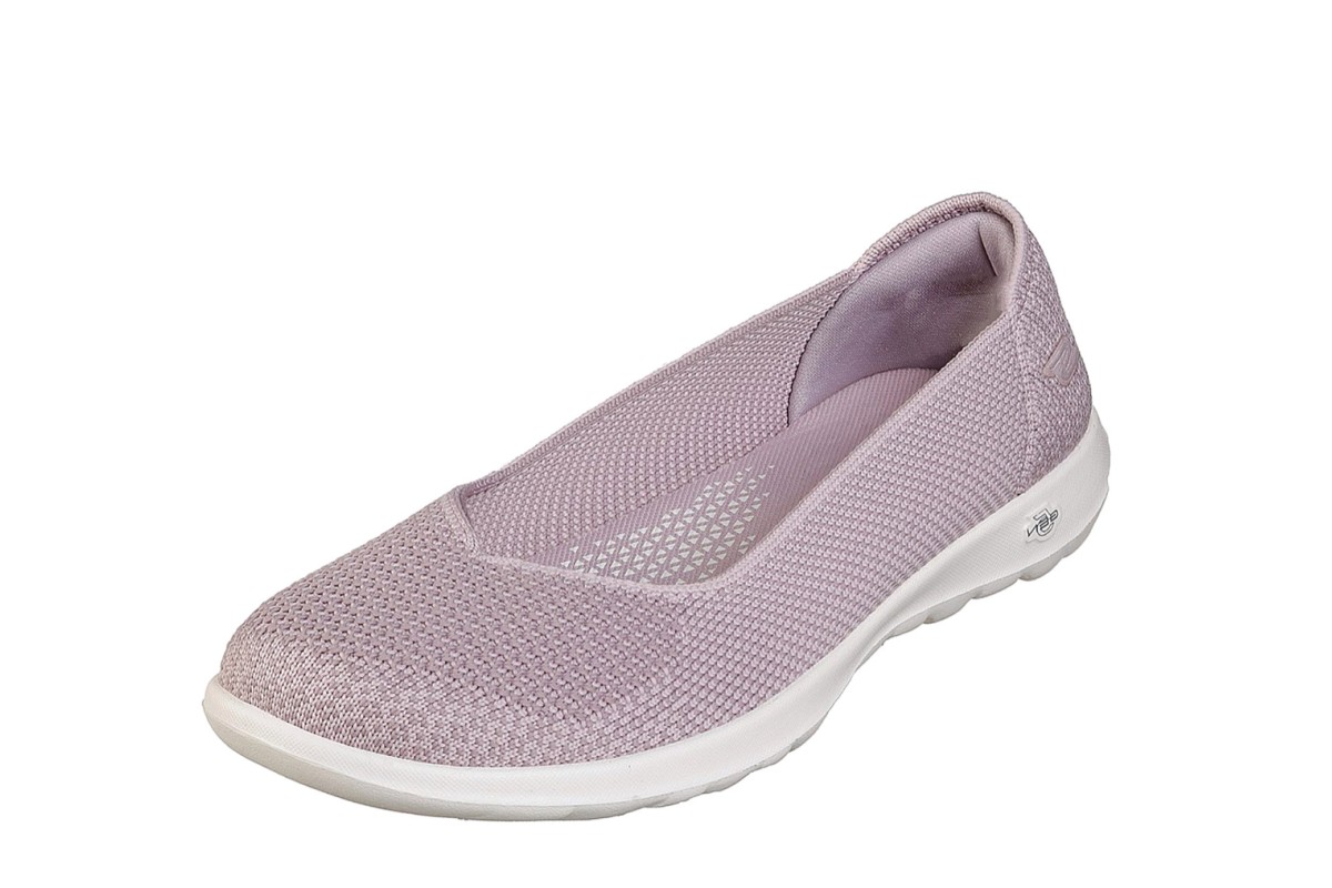 Skechers Go Walk Lite Moonlight Lilac Comfort Ballet Shoes