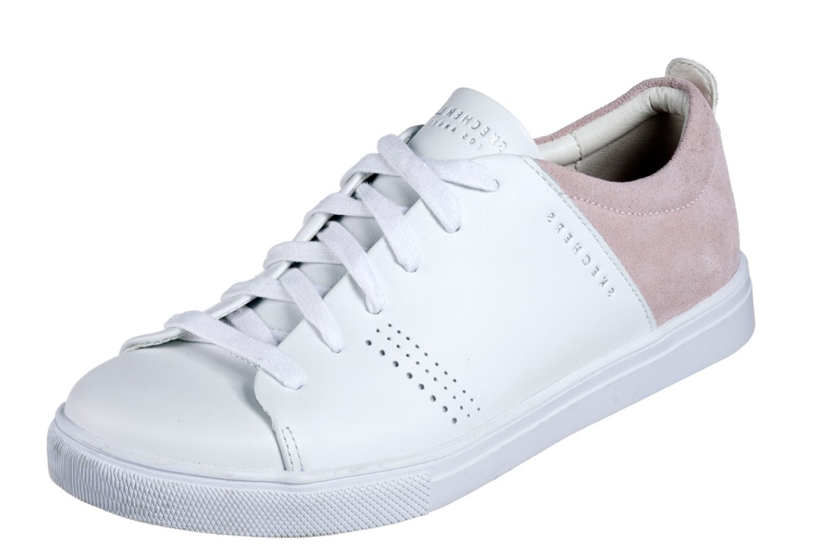 Skechers Moda Clean Street White Pink 