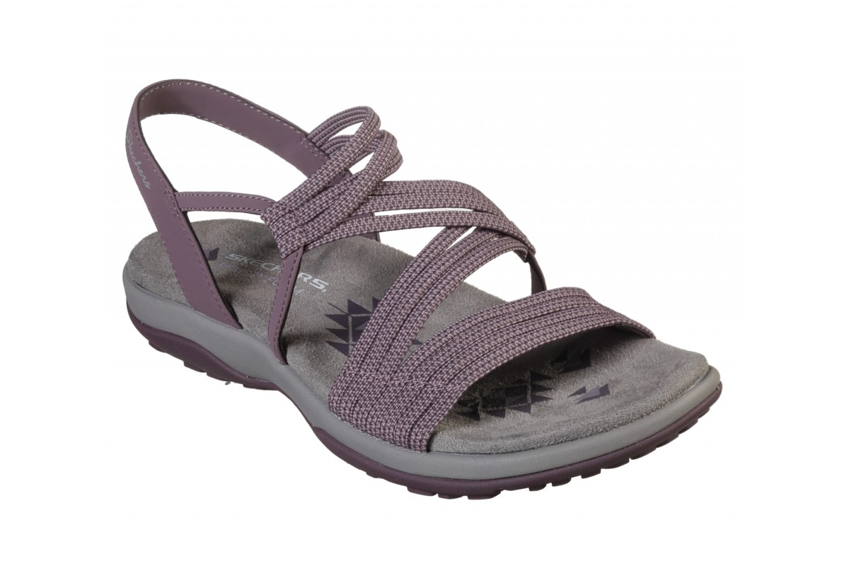 Skechers Reggae Slim Skech Appeal Plum Purple Vegan Comfort Sandals