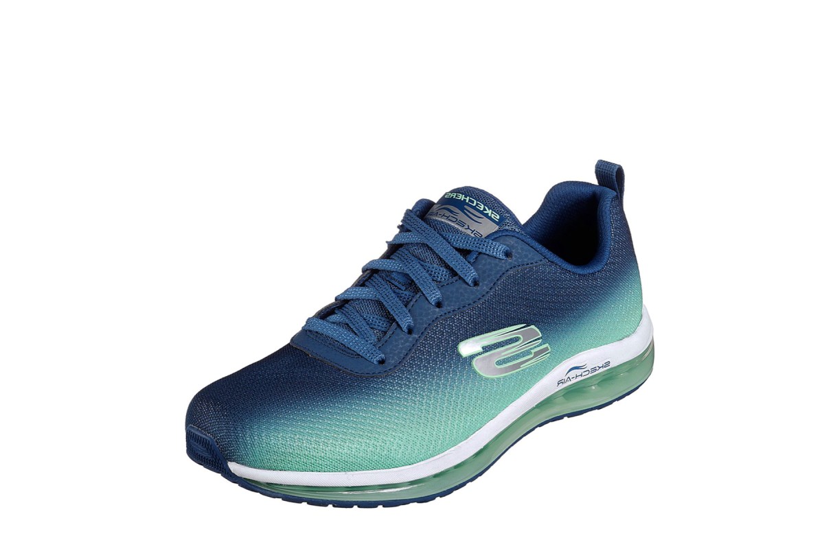 navy skechers memory foam