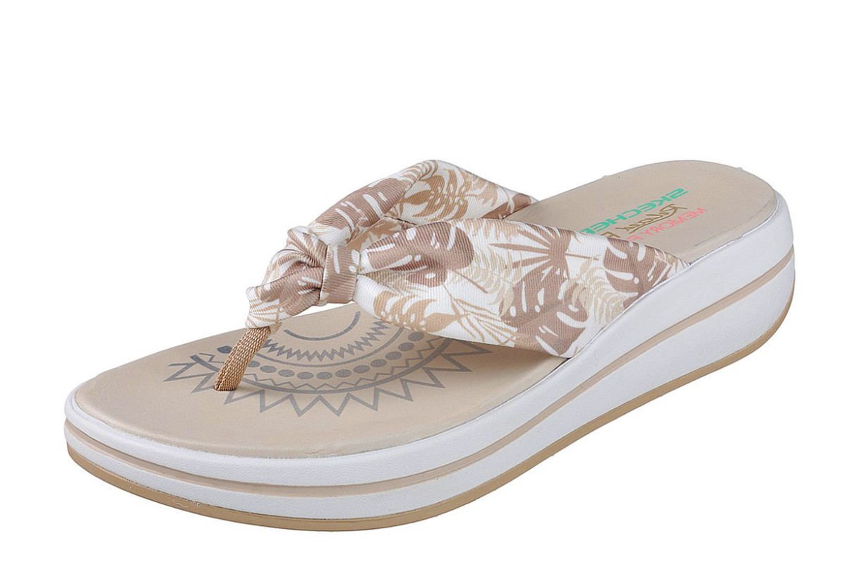 skechers beige sandals