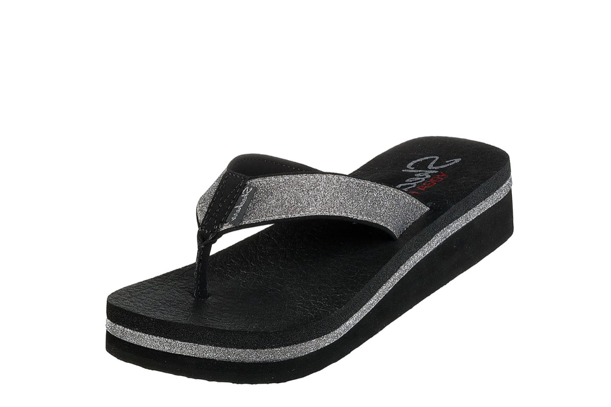 skechers leather flip flops