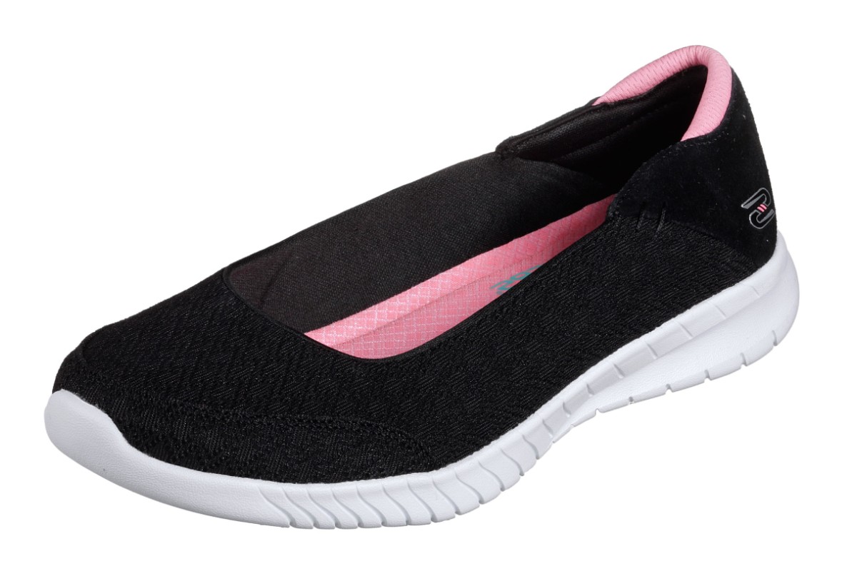 skechers memory foam black shoes