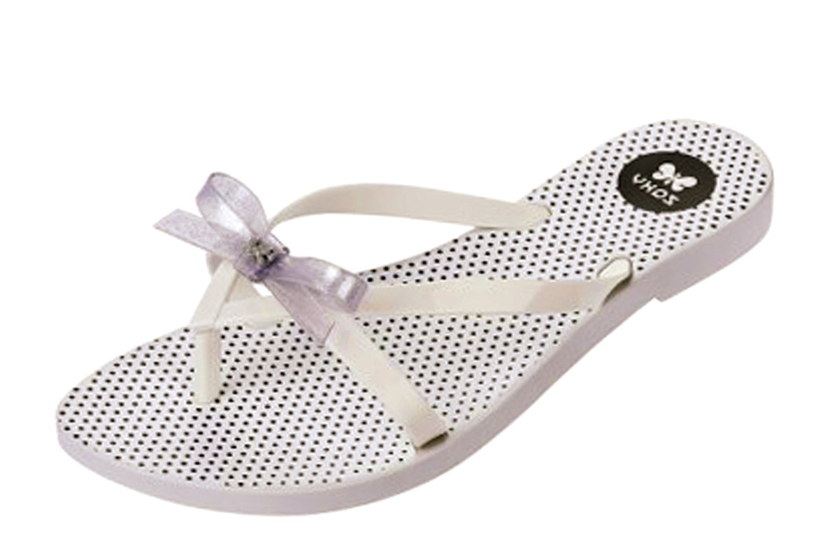 polka dot flip flops