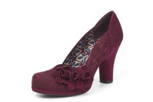 Ruby shoo on sale charlotte burgundy