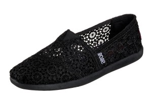 Skechers Bobs Plush Sellin Melon Navy Red Embroidered Memory Foam
