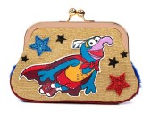 Irregular Choice Muppets Daredevil Gold Gonzo Glitter Star Purse