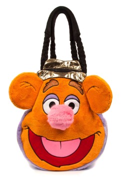 Irregular Choice Muppets Wocka Wocka Fozzie Bear Orange Faux Fur Large Shoulder Bag